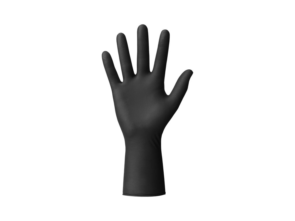 Nitrilové rukavice jednorázové čierne (M) 100ks