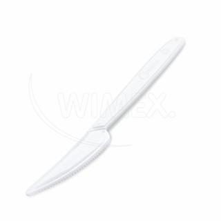 Nôž (PP) vratný biely 18,5cm [50 ks]