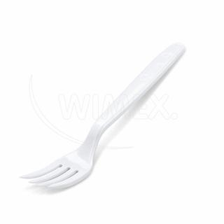 Vidlička (PP) vratná biela 18,5cm [50 ks]
